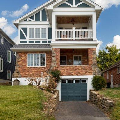 Front exterior view second floor addition Mt. Lookout   