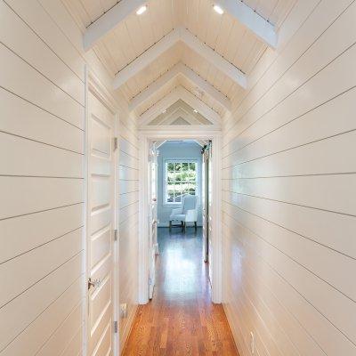 terrace park hallway detail white vertical panels