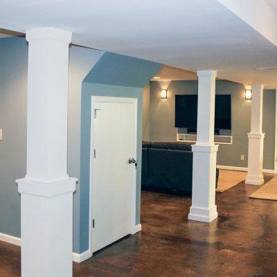 Basement columns